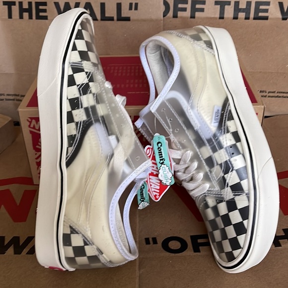 Vans Comfycush Slip-Skating Checkerboard Black/White WMNS - Picture 12 of 16